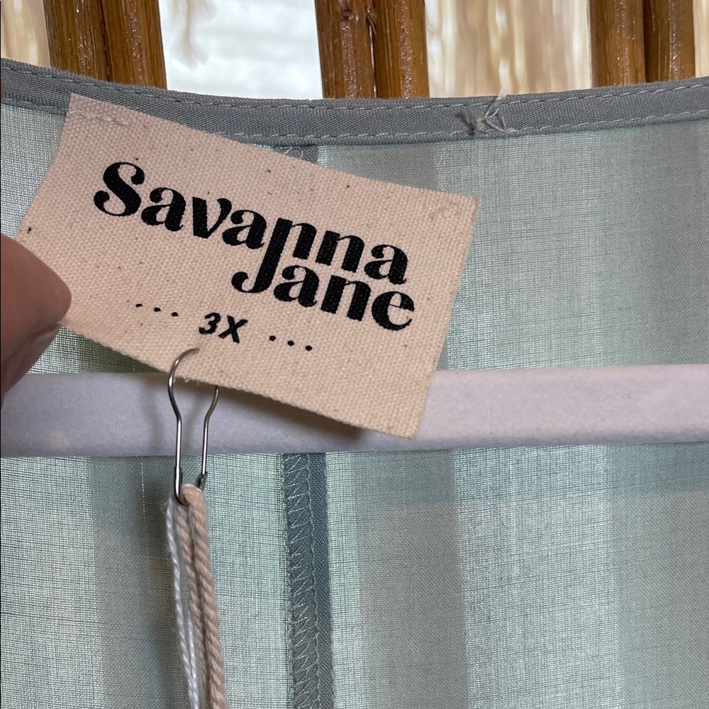 Savanna Jane Embroidered Floral Blouse - Teal and Pink - Picture 2 of 8